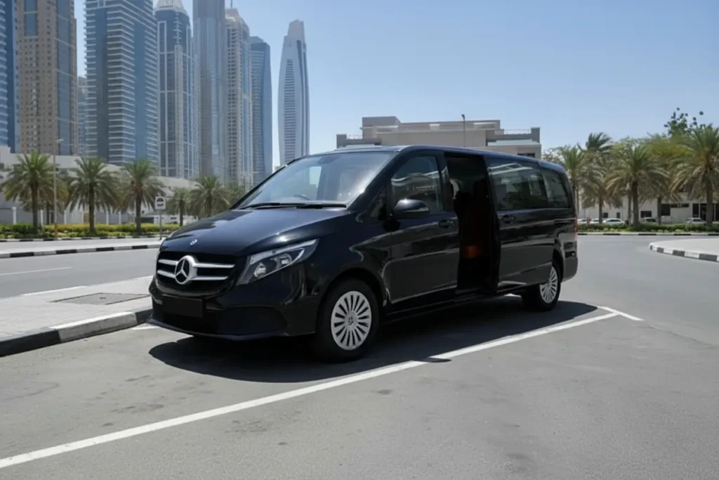 Rent Mercedes V Class in Dubai