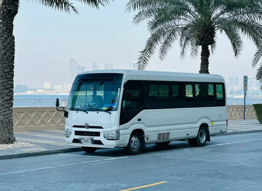 Toyota Coaster 20 Seater Bus For Rent